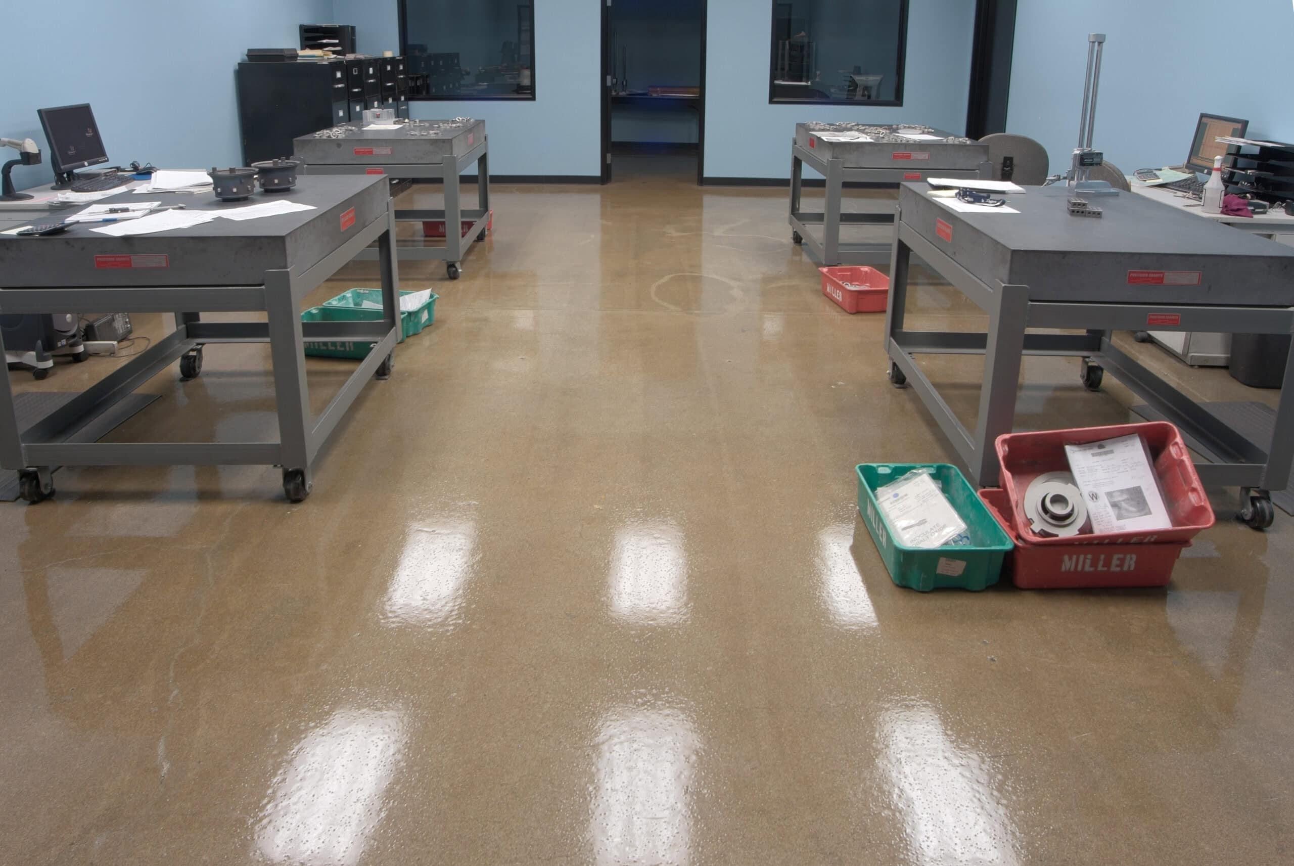 Mobile Equipment on Sealed Flooring Mobile Equipment on Sealed Flooring