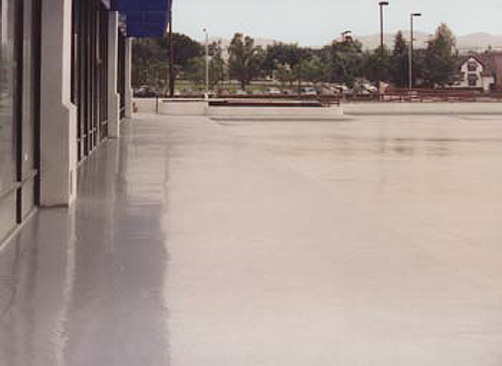 Coated Outdoor Parking Lot Coated Outdoor Parking Lot